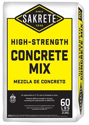 60# CONCRETE MIX 4000PSI QUIKRET