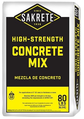 80# CONCRETE MIX4000PSI QUIKRETE