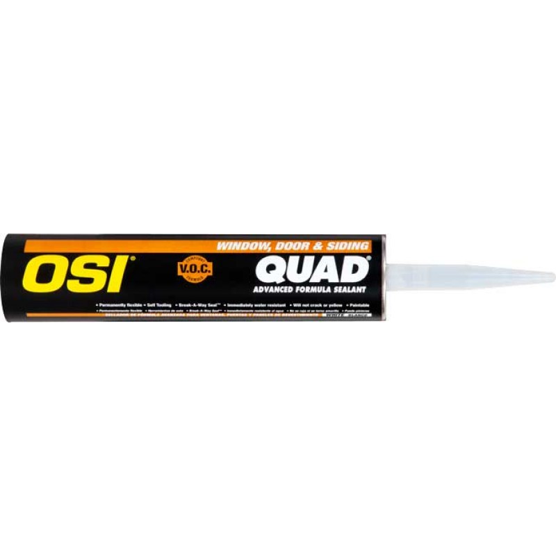 CLEAR QUAD CAULK 12OZ