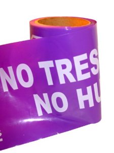 NO TRESPASS PURPLE