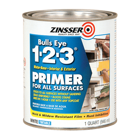 1 QT ZINSSER 1-2-3 PRIMER